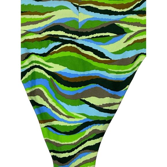 NWT Aerie Womens Swimsuit Bottoms Small Multi Tone‎ Abstract Bikini Bottom Camo - Picture 6 of 9